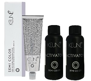 Keune Semi Color Ultimate Blonde 10.17 Louro Extra Claro Cinza Violeta + 2 Activator