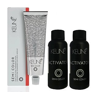 Keune Semi Color 0/56 Mix Mogno Vermelho + 2 Activator