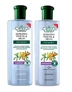 Flores e Vegetais Pós Química - Kit Shampoo e Condicionador