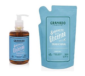 Granado Kit Sabonete Líquido + Refil Glicerina Tradicional