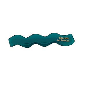 PINUPZ Pinça para Cabelo Ondas Verde Brilho F068