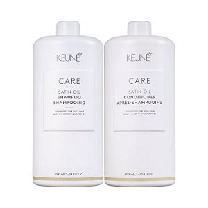 Keune Satin Oil - Kit Shampoo e Condiocionador 1000ml