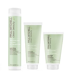 Paul Mitchell Kit Clean Beauty Anti-Frizz Sha+Cond+Leave-in
