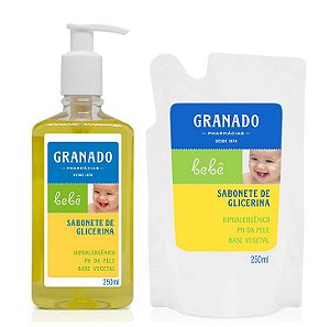 Granado Bebê Kit Sabonete Líquido + Refil Tradicional