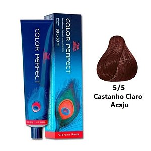 Wella Color Perfect Tinta 5/5 Castanho Claro Acaju 60g