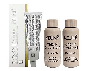 Keune Tinta Color Ultimate Blonde 1531 Louro Super Âmbar + 2 Developer 20vol