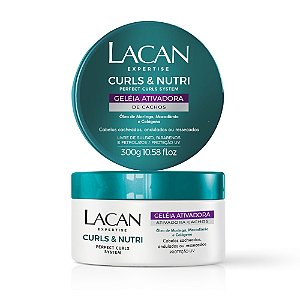 Lacan Curls e Nutri - Geléia Ativadora de Cachos Fixação Leve 300g