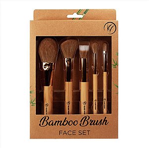 Klass Vough Kit Pincéis Bamboo Brush Face Set BFS-02