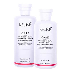 Keune Confident Curl - Kit Low Poo Shampoo e Condicionador