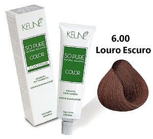 Keune So Pure Color Cover Plus - 6.00 Louro Escuro 60ml