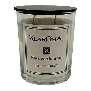 Klaroma Rosa e Almíscar - Vela Aromática 230g