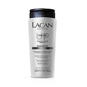Shampoo Silver Color Up Lacan 300ml Efeito Cinza