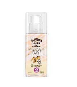 Hawaiian Tropic Protetor Solar Air Soft Facial FPS 30 50ml