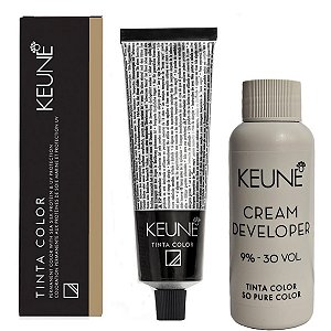 Keune Tinta Color 8.32 Louro Claro Bege + Developer 30vol