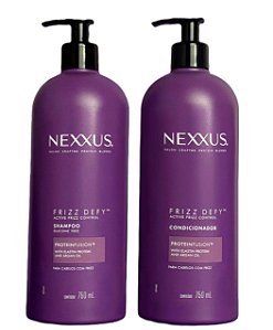 Nexxus Frizz Defy - Kit Shampoo e Condicionador Active Frizz Control 750ml