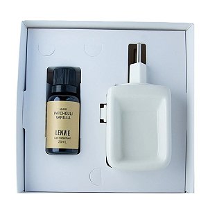 Lenvie Patchouli Vanilla - Kit Aromatizador Elétrico+ Óleo Concentrado