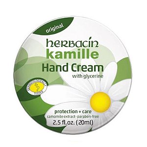 Herbacin Creme de Mãos Camomila com Glicerina Lata 20ml