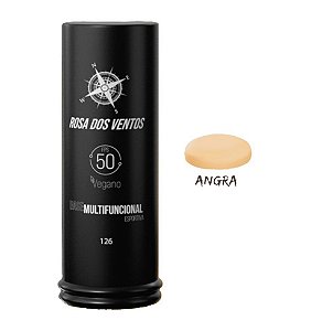 Base Stick Vegana Rosa dos Ventos cor Angra FPS50 UVA 44,8