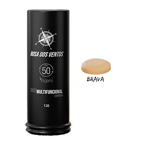 Rosa dos Ventos Base Stick Vegana FPS50 UVA 44,8 - cor Brava