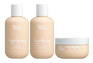 Magic Beauty Total Repair - Kit Shampoo Condicionador e Máscara