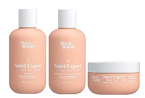 Magic Beauty Nutri Expert - Kit Shampoo Condicionador e Máscara