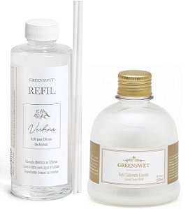 Greenswet Verbena - Kit Refil Difusor + Refil Sabonete Líquido