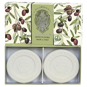 La Florentina Olive Flowers - Caixa 2 Sabonetes 115g