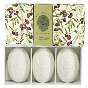 La Florentina Olive Flowers - Caixa 3 Sabonetes 150g
