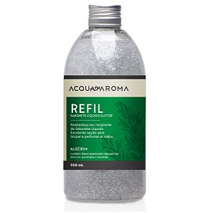 Acqua Aroma Dia Dia Alecrim - Refil Sabonete Líquido Glitter 500ml