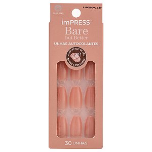 Kiss NY Impress Unhas Autocolantes Bailarina Bare - Real World