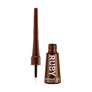 Ruby Kisses Delineador Líquido Intense 24h - Marrom