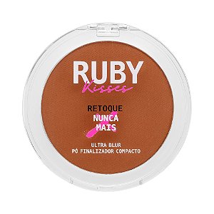 Ruby Kisses Retoque Nunca Mais Pó Finalizador Compacto Ultra Blur - Deep
