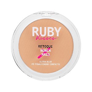 Ruby Kisses Retoque Nunca Mais Pó Finalizador Compacto Ultra Blur - Fair