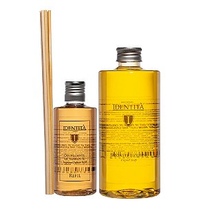 Identita Uno - Kit Refil Difusor + Sabonete Líquido Amadeirado