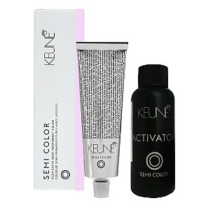 Keune Semi Color Ultimate Blonde 10.2 Louro Extra Claro Pérola + Activator