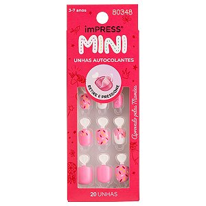 Kiss NY Impress Unha Postiça Infantil Mini - Super Duper