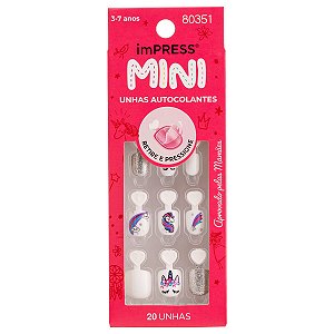 Kiss NY Impress Unha Postiça Infantil Mini - Mystical Unicorn