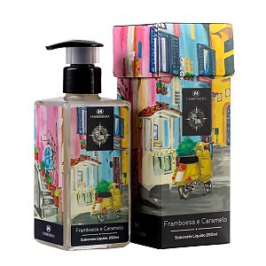 Madressenza Framboesa e Caramelo - Sabonete Líquido 250ml