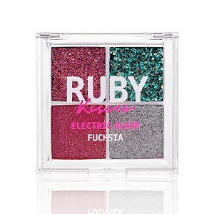 Paleta de Sombras Glitter Fuchsia Ruby Kisses