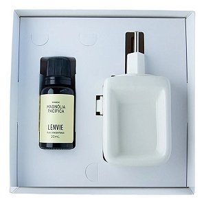 Lenvie Magnólia Pacífica - Kit Aromatizador Elétrico+ Óleo Concentrado