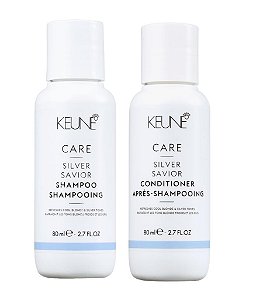 Keune Kit Shampoo e Condicionador Silver Savior 80ml