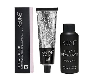 Keune Tinta Color 7.2 Louro Médio Pérola + Developer 30vol