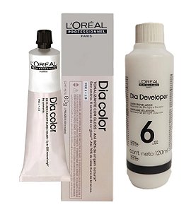 Loreal Dia Color 7.13 Louro Bege + Creme Revelador 6vol 120ml