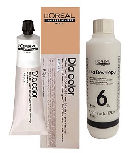 Loreal Dia Color 6.3 Louro Escuro Dourado + Creme Revelador 6vol 120ml