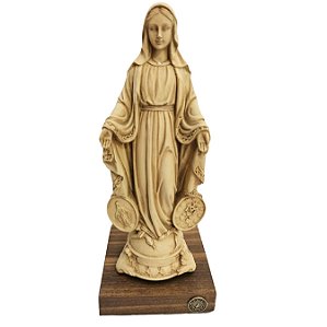 Miráculo Imagem Nossa Senhora das Graças 20cm Crema