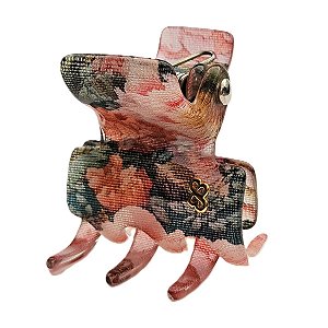 Bianca Piranha Florence M Floral Azul e Vermelho 05 076 FL231