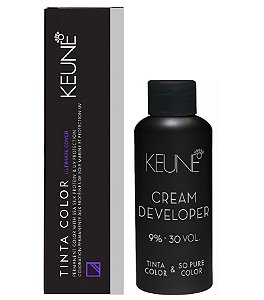 Keune Tinta Color UC 4.00 Castanho Médio + Developer 30vol