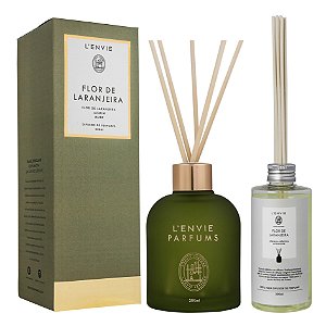 Lenvie Flor de Laranjeira - Kit Difusor de Ambiente e Refil