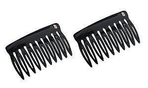 Kit 2 Pentes de Cabelo Bianca Vênus Preto 90 004 AB