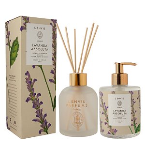 Lenvie Lavanda Absoluta - Kit Difusor de Ambiente e Sabonete Líquido
